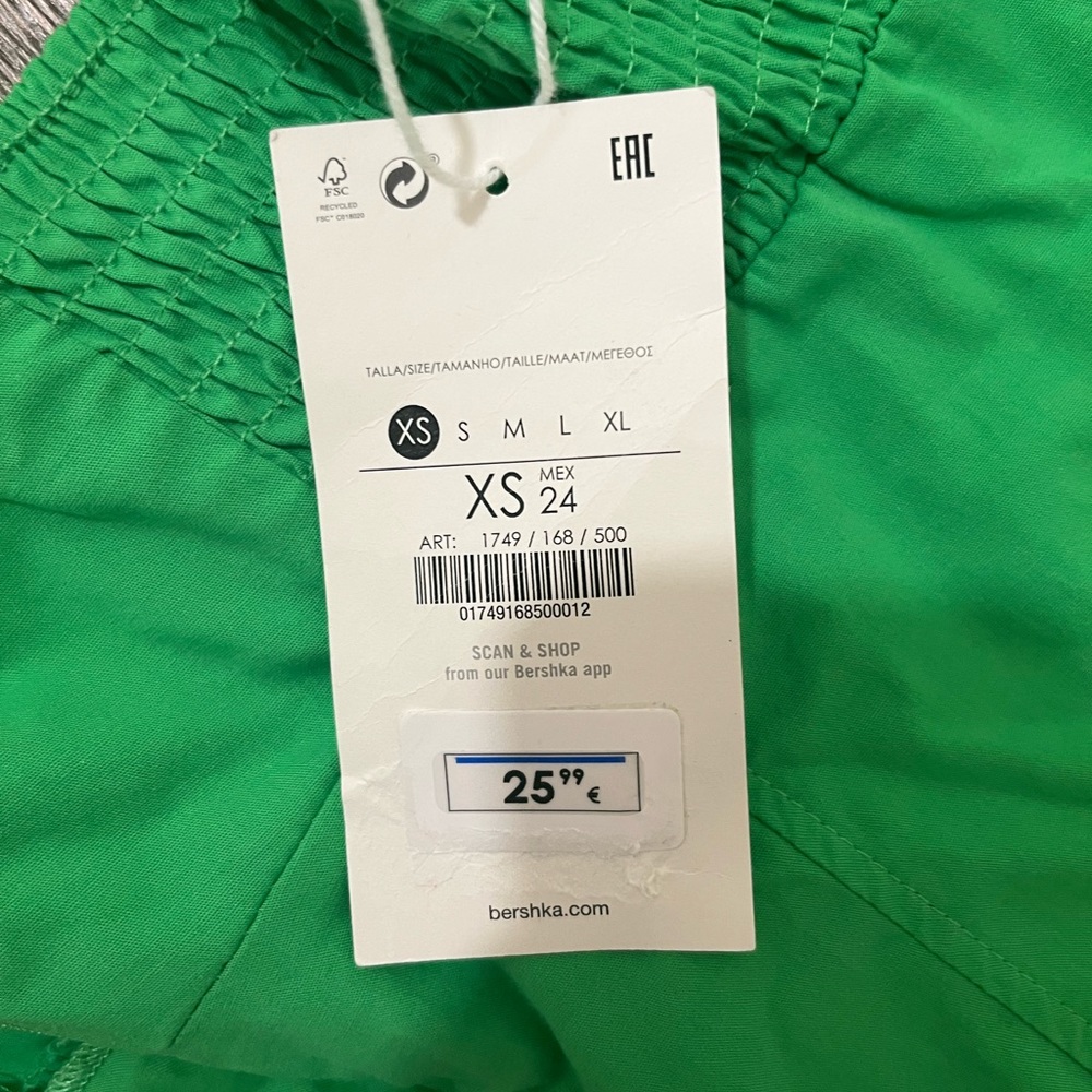 Bershka Green Dress Never worn